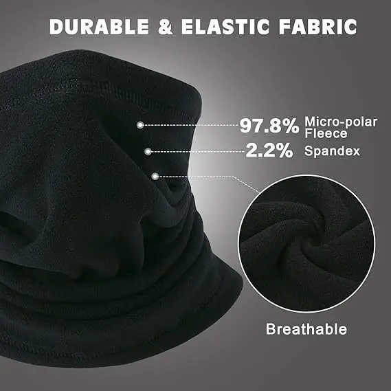 ユニセックスモーターサイクルライディングマスク,ポーラーフリ - Neck Gaiter Fleece のレビューと価格