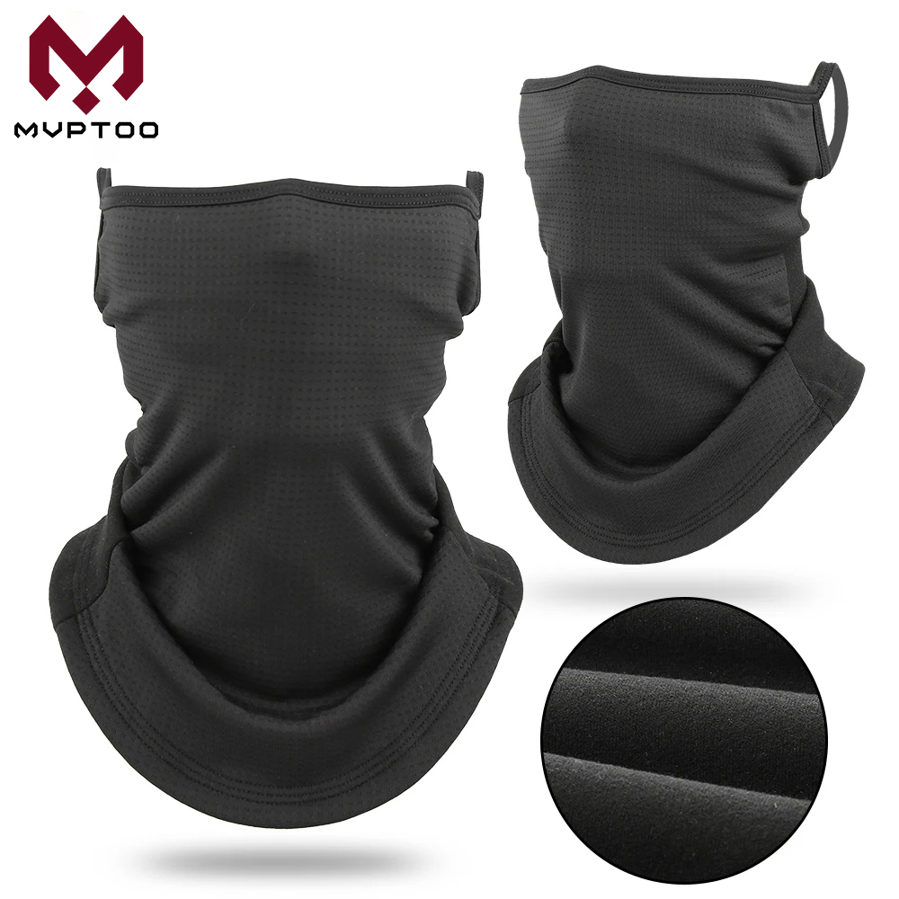 冬暖かいバンダナハーフフェイスマスクハングイヤーネックウォー - Neck Gaiter Fleece のレビューと価格