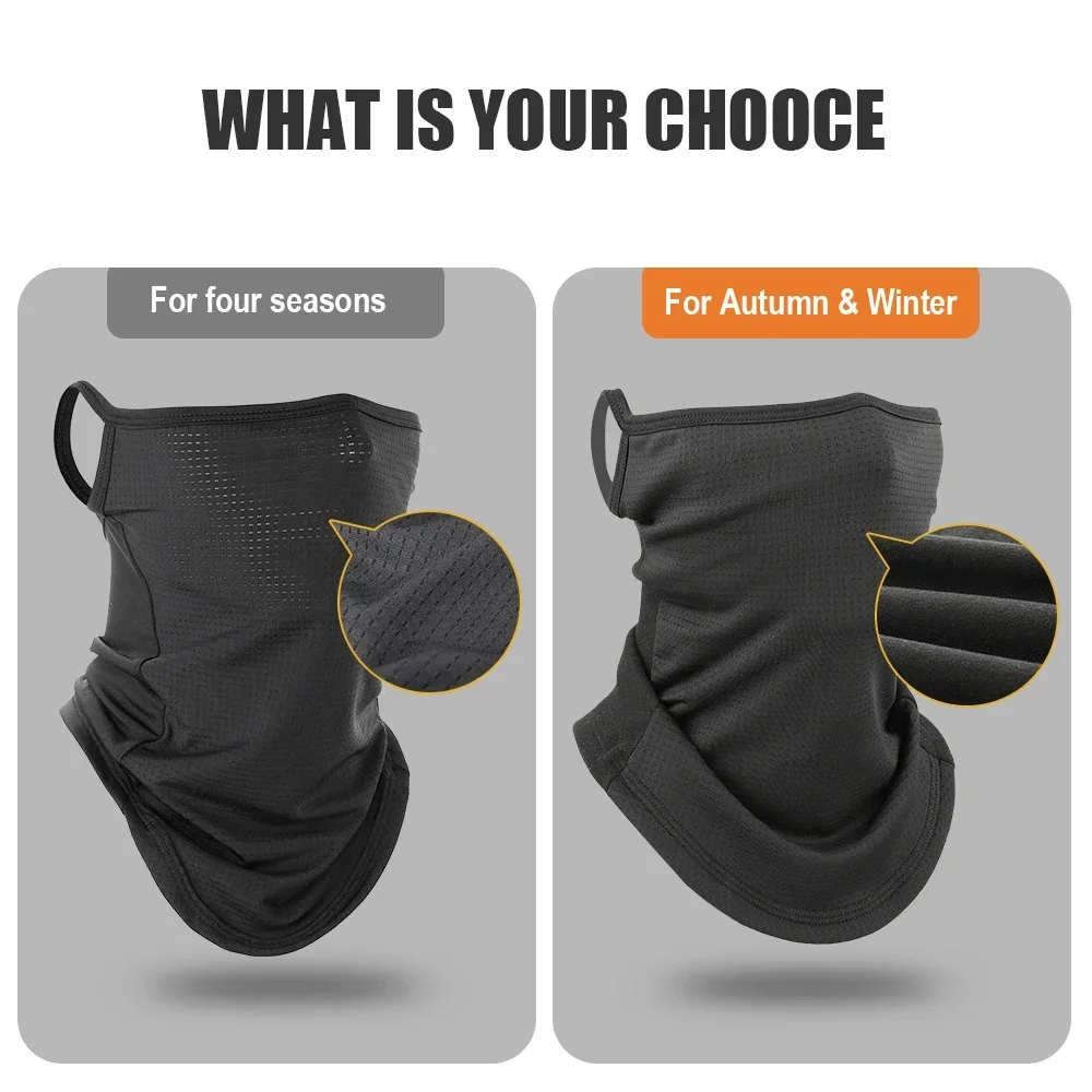 冬暖かいバンダナハーフフェイスマスクハングイヤーネックウォー - Neck Gaiter Fleece のレビューと価格