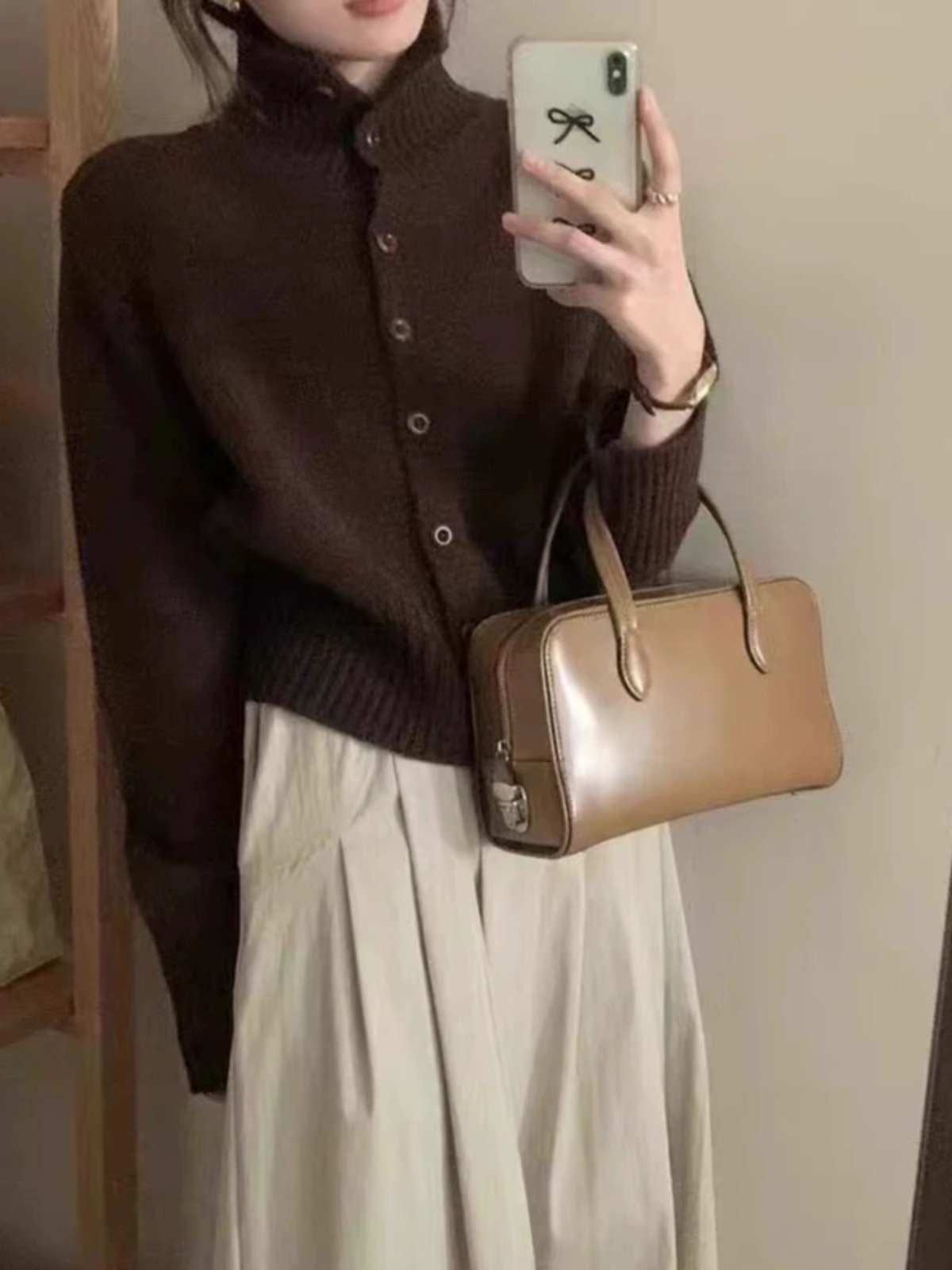 女性用タートルネックショートカシミヤニットカーディガン、ルー - Wool Coat Peacoat のレビューと価格