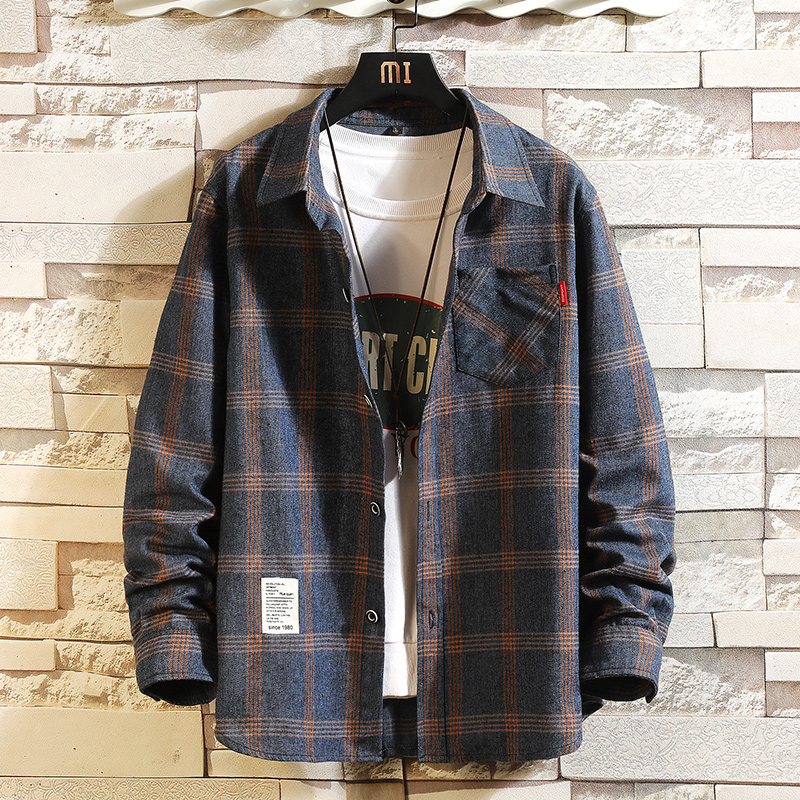 2027年夏 メンズ チェック柄シャツ ボタンポケット カジ - Flannel Shirt Lined のレビューと価格