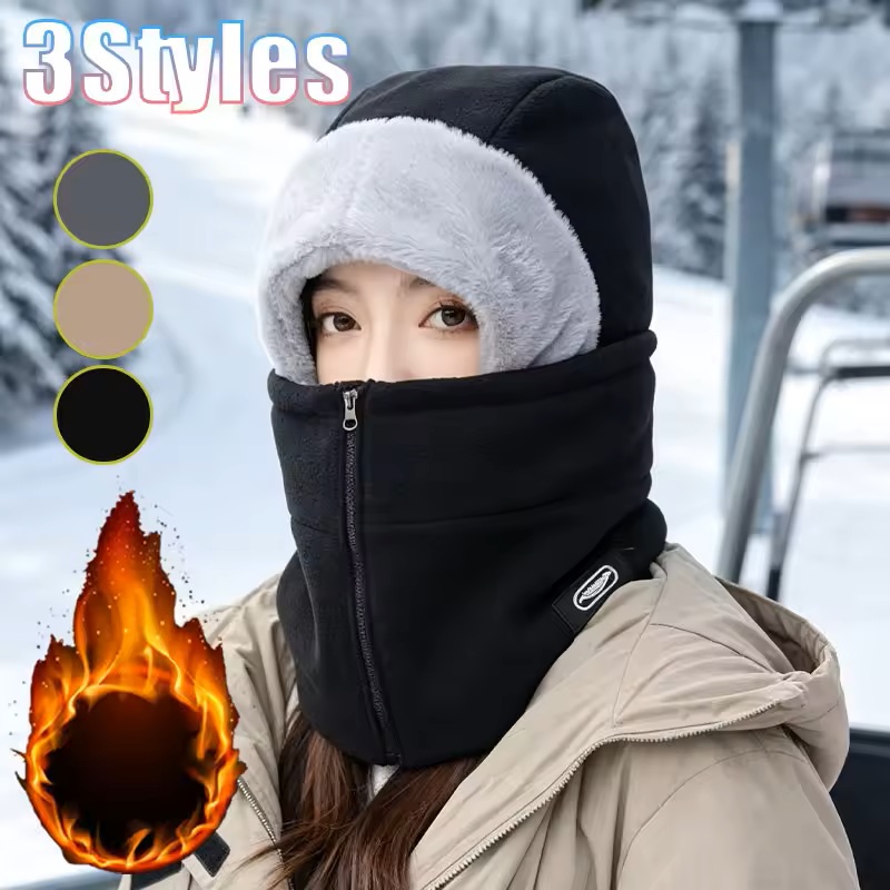 冬用ユニセックス防風サイクリングネックゲイター、ジッパーデザ - Neck Gaiter Fleece のレビューと価格