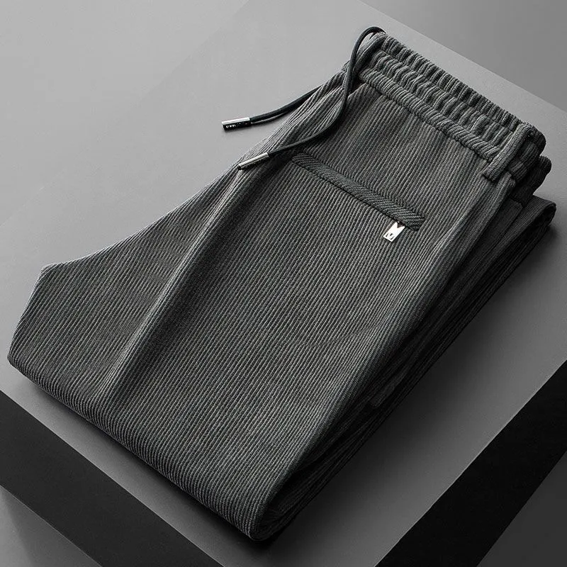 メンズ コーデュロイ素材 イージーウエスト カジュアルパンツ - Corduroy Pant Warm のレビューと価格